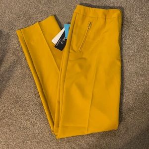 Slim leg slacks